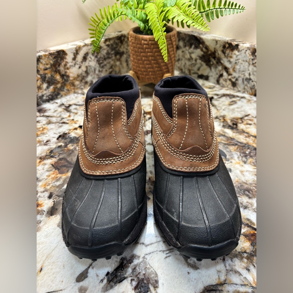 L.L. Bean Black and Brown Outdoor Boots